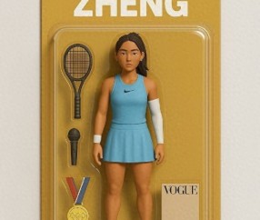 WTA太粗心！郑钦文官方手办出现明显错误，3物件诠释场外多元形象